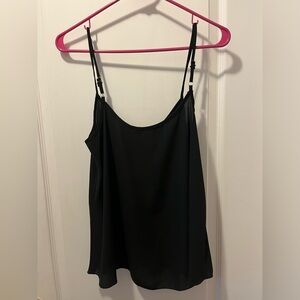 American Rag Black Spaghetti Strap Tank Top, Size M
